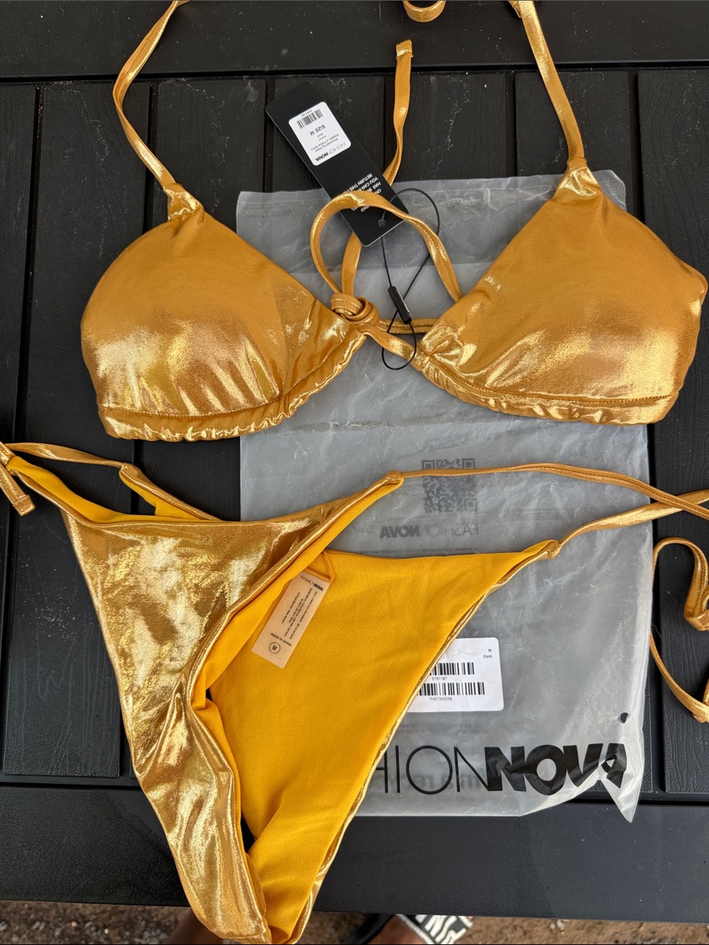 Bikini Set - Gold fashion nova